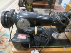 FOUR ASSORTED SEWING MACHINES TO INCLUDE SINGER - AS FOUND