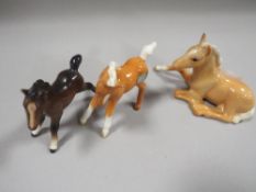 THREE BESWICK FOALS