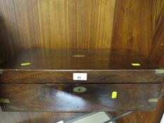 A LARGE ANTIQUE WRITING SLOPE A/F