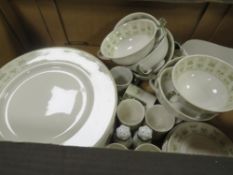 THREE TRAYS OF ROYAL DOULTON SAMARRA DINNERWARE