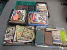 A LARGE QUANTITY OF COMICS AND MAGAZINES ETC TO INCLUDE 2000AD JUDGE DREDD