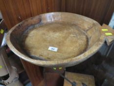 A HAND WHITTLED BOWL