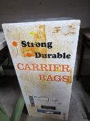 A VINTAGE CARRIER BAG DISPENSER