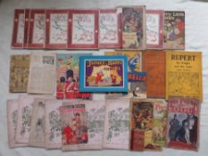 A TRAY OF VINTAGE MAGAZINES, to include 'The Childs Pictorial', 'Rosebud', etc.