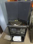 A TECHNCIS HI-FI SYSTEM WITH SPEAKERS