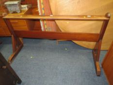 A CARVED ECCLESIASTICAL LONG PRAYER STAND - 'ST MARYS ABBEY'