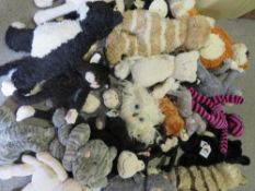 A QUANTITY OF VINTAGE SOFT TOYS