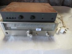 A SONY ST-212AL TUNER AND A QED STEROE A230 AMPLIFIER
