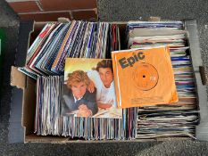 Approximately 300 singles records mainly from the 1960`s, 1970`s, 1980`s and 1990`s