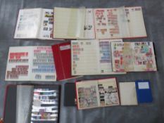 TWELVE STAMP ALBUMS / STOCKBOOKS, containing mainly British stamps