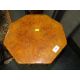 A quality burr oak reproduction pedestal table H 75 cm - Image 2 of 3