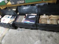 A large quantity of LP records, 7