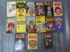 Fifteen 'MAD' paperback books