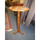 A quality burr oak reproduction pedestal table H 75 cm - Image 1 of 3
