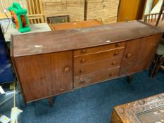 A ‘Younger Ltd’ mid-century teak sideboard, width 168 cm A/F
