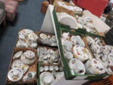 A very large quantity of royal Worcester Evesham dinner ware etc to include lidded crocks, jugs, tea