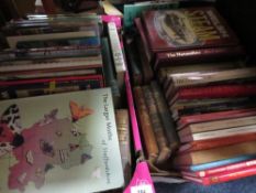 Two trays of vintage books mainly of local history of Shropshire and Staffordshire