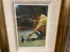 Rolf Harris a signed limited edition colored print