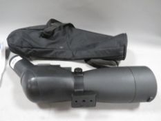 A cased Magion 20-60 x 60mm spotting scope