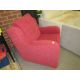 A modern red easy armchair - Image 3 of 4