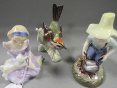 Two small Royal Doulton figures 