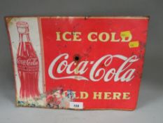 A Coca Cola sign