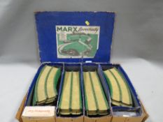 A boxed marx speedway set (unchecked)
