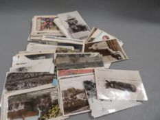 A quantity of vintage postcards