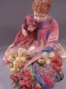 A Royal Doulton figure 'Flower Sellers Children' HN1342