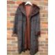 TWO VINTAGE MAHOGANY BROWN LONG LENGTH FUR COATS - Image 1 of 2