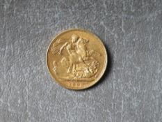 A Victoria veiled head 1893 sovereign