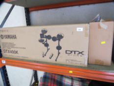 Boxed Yamaha DTX400K electronic drum kit