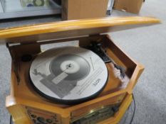 A modern retro style CD/record player (untested)
