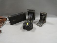 A Quantity of vintage cameras etc