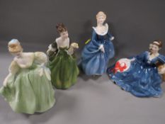 Four Royal Doulton figurines to include 