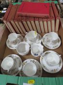 A quantity of Aynsley Country Garden ceramics together with a selection of vintage Enid Blyton books