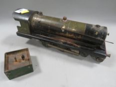 A vintage toy train a/f