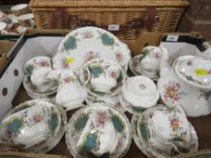 A Royal Albert 22 piece Berkley tea set