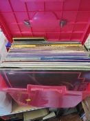 A small collection of LP records to include Tom Jones, Johnny Cash etc