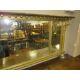 An antique gilt over mantel mirror with lion head masks W 135 cm - Image 3 of 3