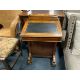 A Victorian walnut and mahogany davenport inlaid desk A/F - Image 1 of 2