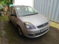 A 2006 silver petrol Ford Fiesta 'ND06 VMH', currently SORN, last MOT milage at 24th June 2019 was