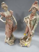 Two Royal Dux figures A/F