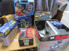 A selection of boxed electrical DIY tools