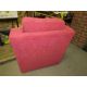 A modern red easy armchair - Image 4 of 4