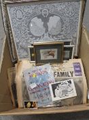 A tray of assorted Royal memorabilia