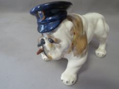 A Crown Devon Fieldings Churchill bulldog figure