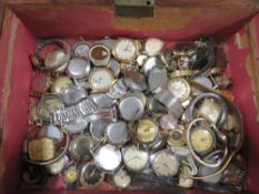 Sixty plus vintage mechanical wrist watches mostly gents