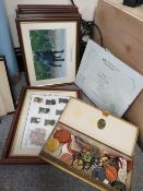 A box of assorted judges badges etc., to include examples of Royal Ascot Private Enclosure 1908