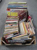 Over forty LP records to include Beatles Please Please Me on Mono, Moody Blues, Rod Stewart etc,